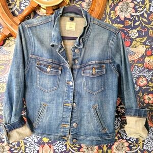J. Crew Blue Denim Jacket, large